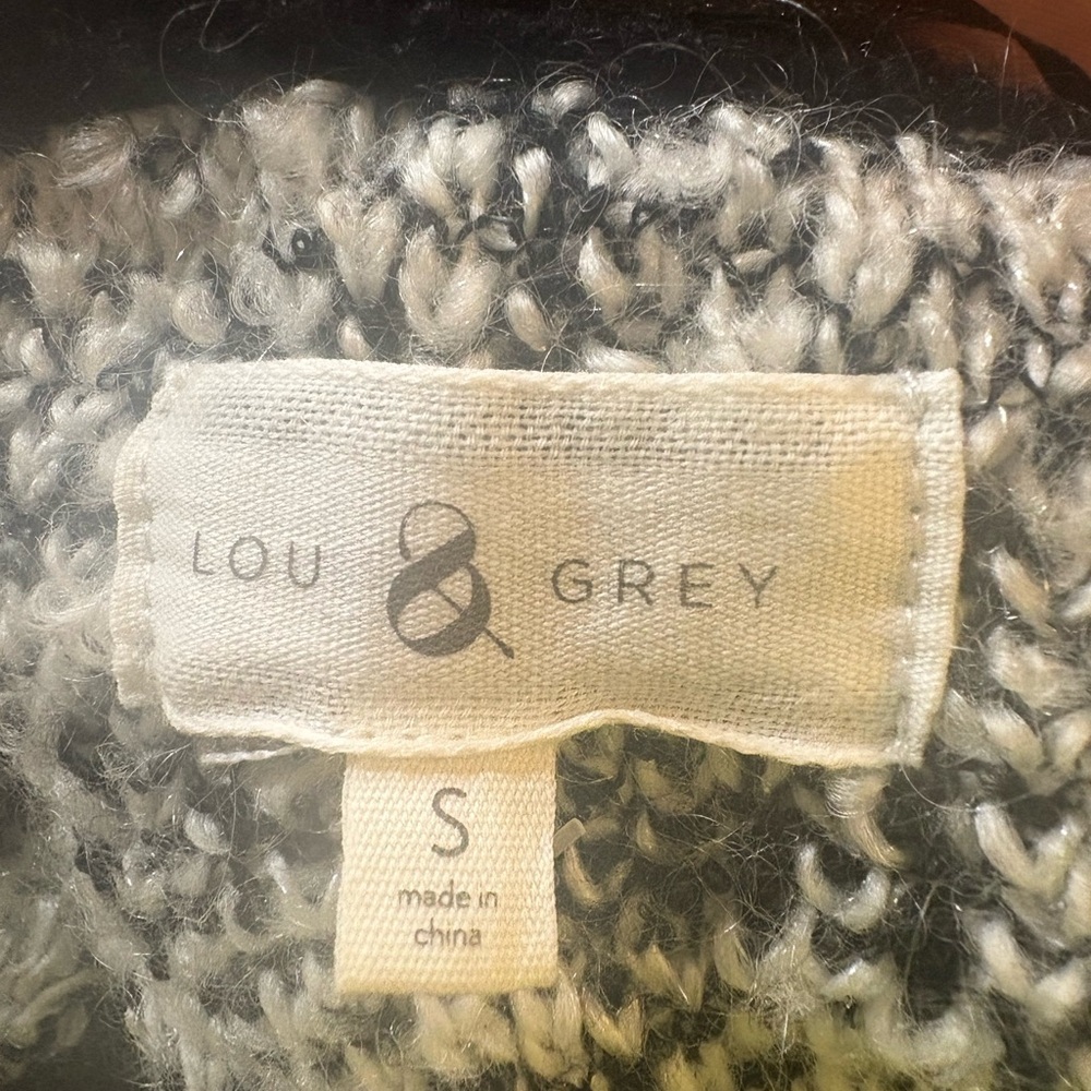 Lou & Grey Black and White Patterned Cardigan - Picture 2 of 5